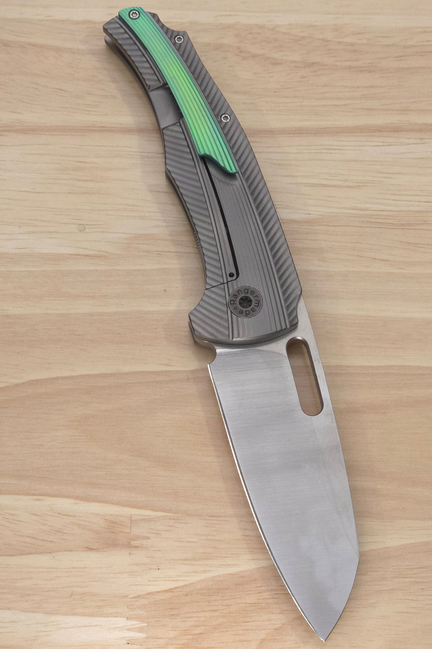 OBJ-1 Titanium Framelock Folder Rangermade Knife & Tool
